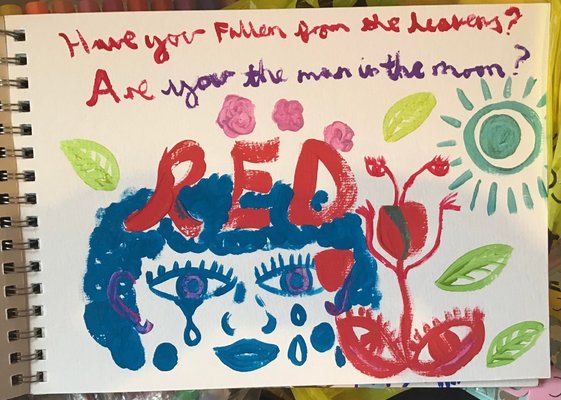 My Artwork Red Are You The Man In The Moon.jpg