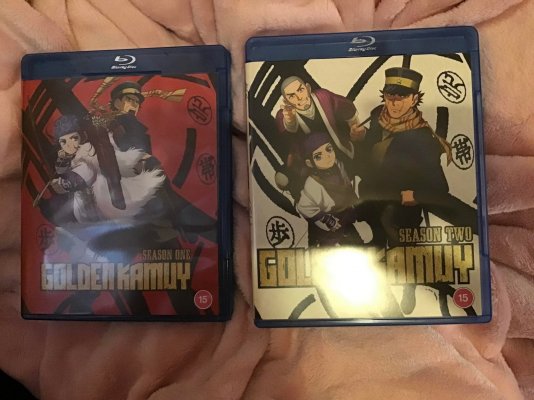 Golden Kamuy Seasons 1 & 2 Standard Blu-rays.jpg