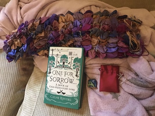 Charity Shop Purchases Saturday 28:01:2023 Multicoloured Scarf, Small Elephant Figure in Red V...jpg