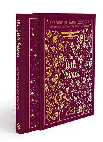 The Little Prince Antoine De Saint-Exupery Katherine Woods Red and Gold Hardcover.png