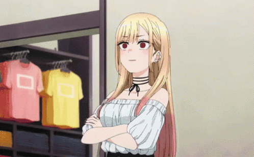 My Dress-Up Darling Shock Face 1.gif