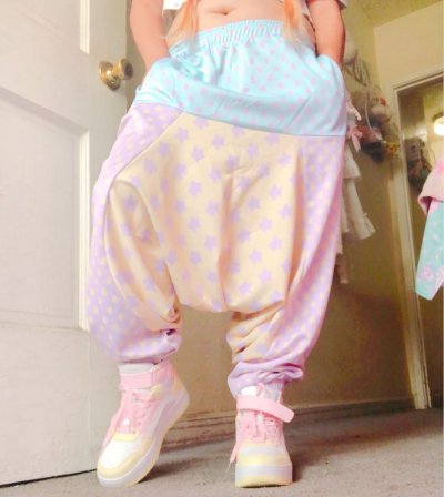 Kawaii Pastel Harem Pants:Trousers.jpg