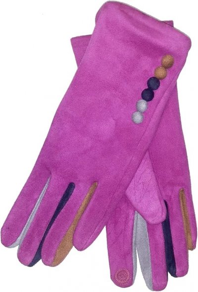 Fuchsia Purple Suede Gloves.jpg