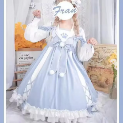 Screenshot 2024-11-16 at 16-11-17 Oversize Meow Paw Lolita Dress for Women Sweet Sailor Collar...png