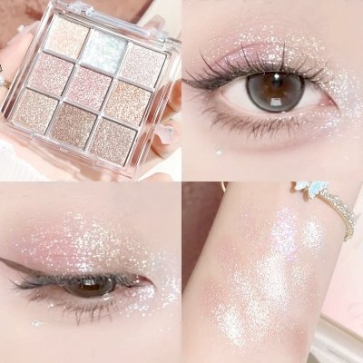 Temu Makeup 10 - 9 Shimmer Eyeshadows.jpg