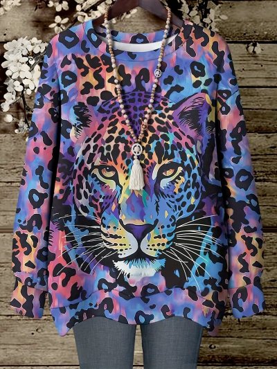 Temu Clothing 47 - Blue Purple Rainbow Leopard Sweatshirt.jpg