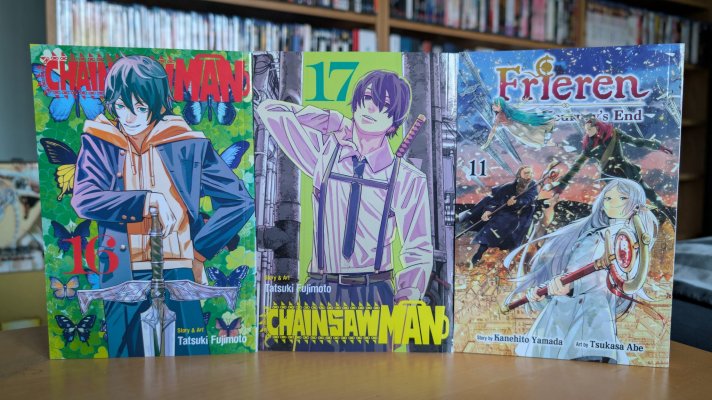 2025 Manga Haul - 03.2 - Chainsaw Man Vol 16-17 & Frieren Vol 11.jpg