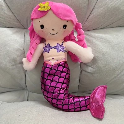 Temu Plushies 03 - Pink Mermaid Metallic Scales.jpg