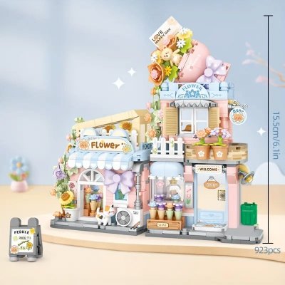 Temu Building Kits 01 - Lego-Alike Flower Shop.jpg