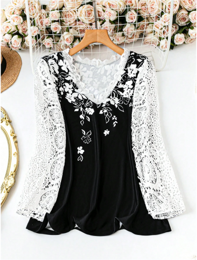 Screenshot 2025-03-25 at 08-40-31 SHEIN LUNE Elegant Office_Vacation Casual V-Neck Long Sleeve...png