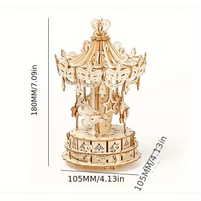 Temu Building Kits 08 - Wooden Puzzle 3D Merry Go Round.jpg