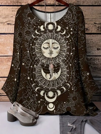 Temu Clothing 50 - Sun Moon Black Cream White Long Sleeved Top.jpg