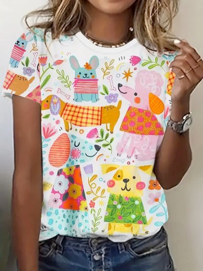 Temu Clothing 51 - Dog T-shirt Stylised Designs on White.jpg