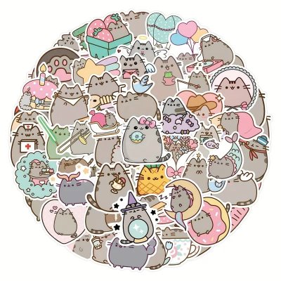 Temu Stickers 01 - Pusheen.jpg