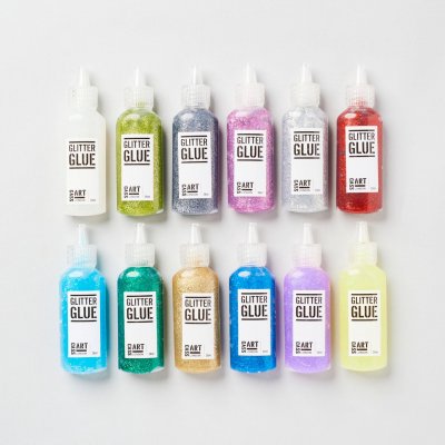Cass Art Glitter Glue 12 x 20ml.jpg