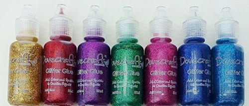 Dovecraft Bright Glitter Glue x 7 Colours.jpg