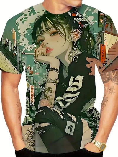 Temu Clothing 67 - Cool Punk Girl With Cigarette T-Shirt.jpg