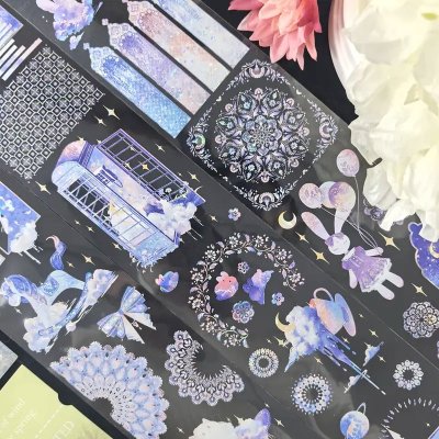 Temu Washi Tapes 07 - Dreamy Starry Night Bunny Shells PET.jpg