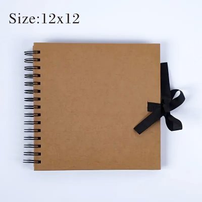 Temu Sketch:Note:Scrapbooks 03 12 inch x 12 inch Brown Kraft Paper Scrapbook Spiral-Bound Hard...jpg