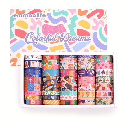 Temu Washi Tapes 09 - Vibrant Colourful Washi Tapes.jpg