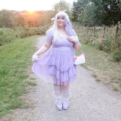 Snag Tights Tee Mesh Dress - Lavender Fields.jpg