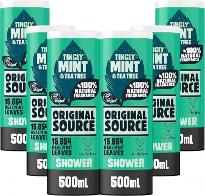 Original Source Tea Tree & Mint Shower Gel 500ml x 6.jpg