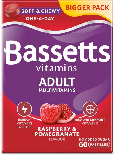 Bassetts Gummy Multivitamins Raspberry & Pomegranate 60 Pack.jpg