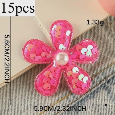 Temu Textiles 13 Image 02 - Sequin with Pearl Center Embroidered Hippie Flower Appliques x 15 ...jpg