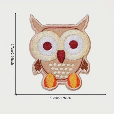 Temu Textiles 16 Image 02 - Colourful Owl Embroidered Appliques x 9.jpg
