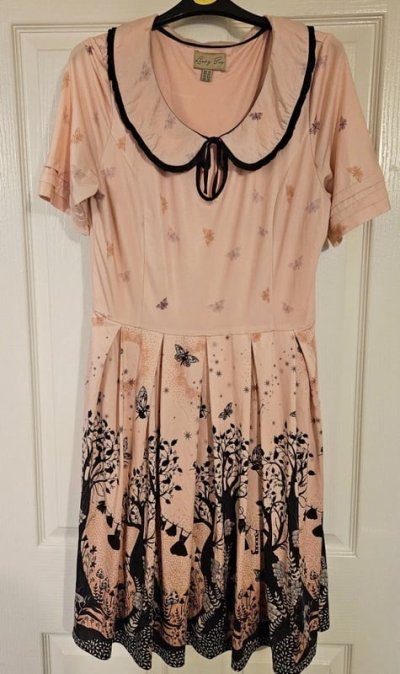 Vinted Lindy Bop Fairytale Dress Peach Black.jpg