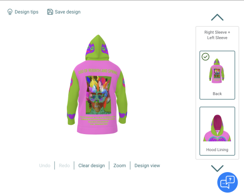 God of Spring and Solstice Hoodie Image 4 Back.png