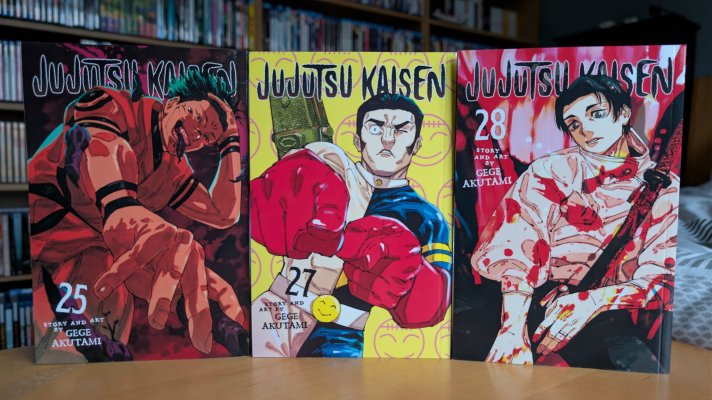 Manga Haul - Jujutsu Kaisen 25, 27-28 1.jpg
