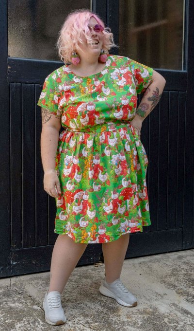 Run & Fly x The Mushroom Babes In the Geese Garden Tea Dress Pockets.jpg