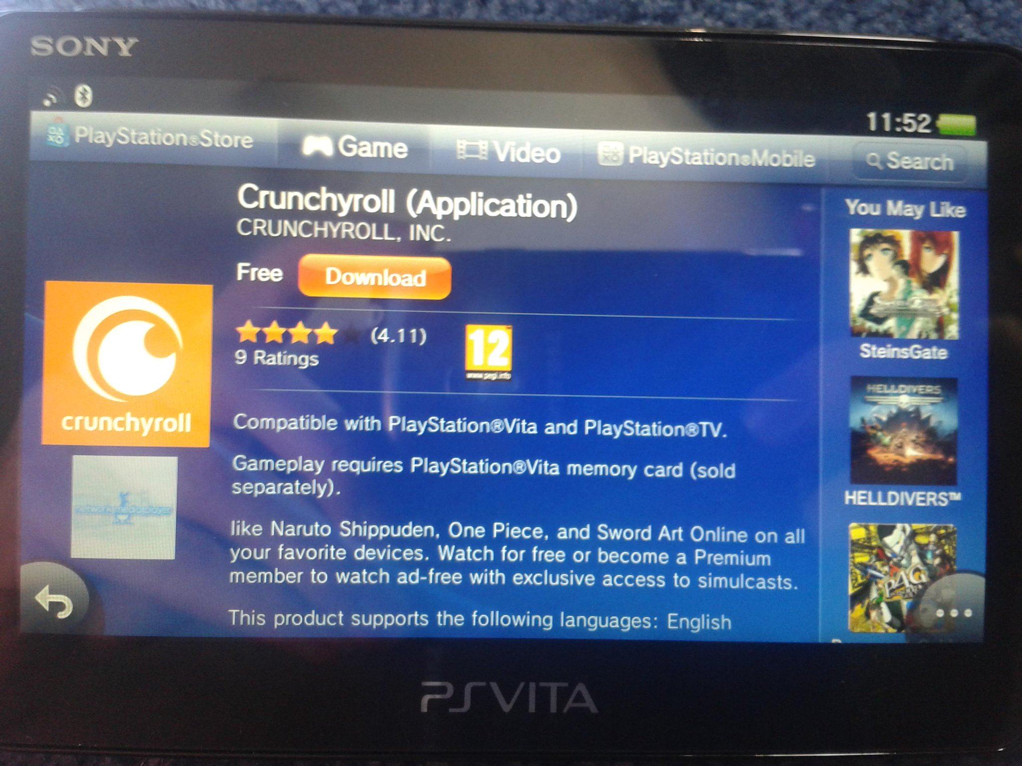 Crunchyroll app available UK PlayStations (PS3, PS4, Vita) Anime UK News Forums